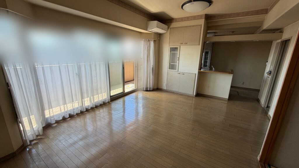 作業後：室内を空室状態まで完了