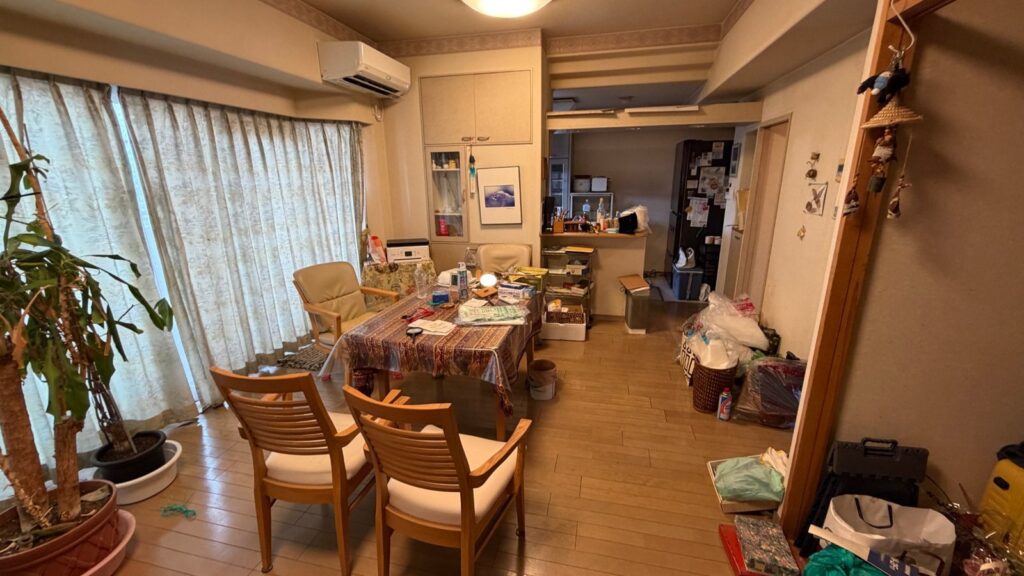 名古屋市東区 マンション3LDK 作業前の様子